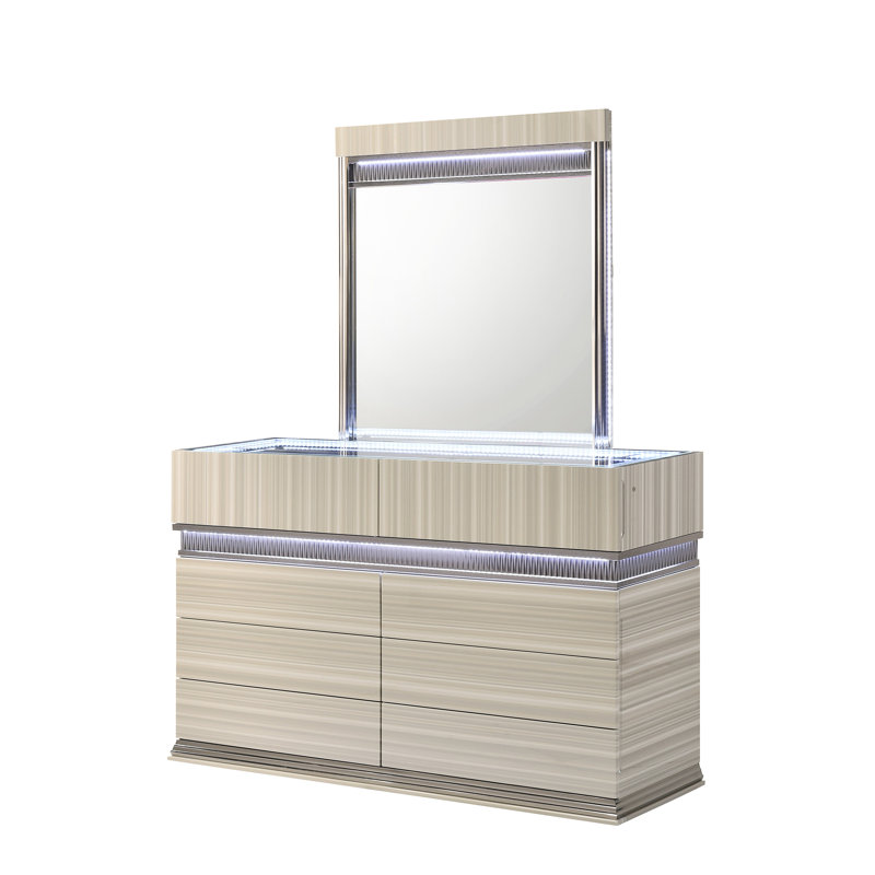 Commode 6 tiroirs Leonor