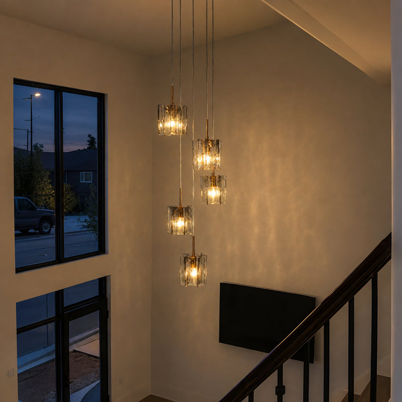 Quitman 5-Light Dimmable Cluster Pendant 