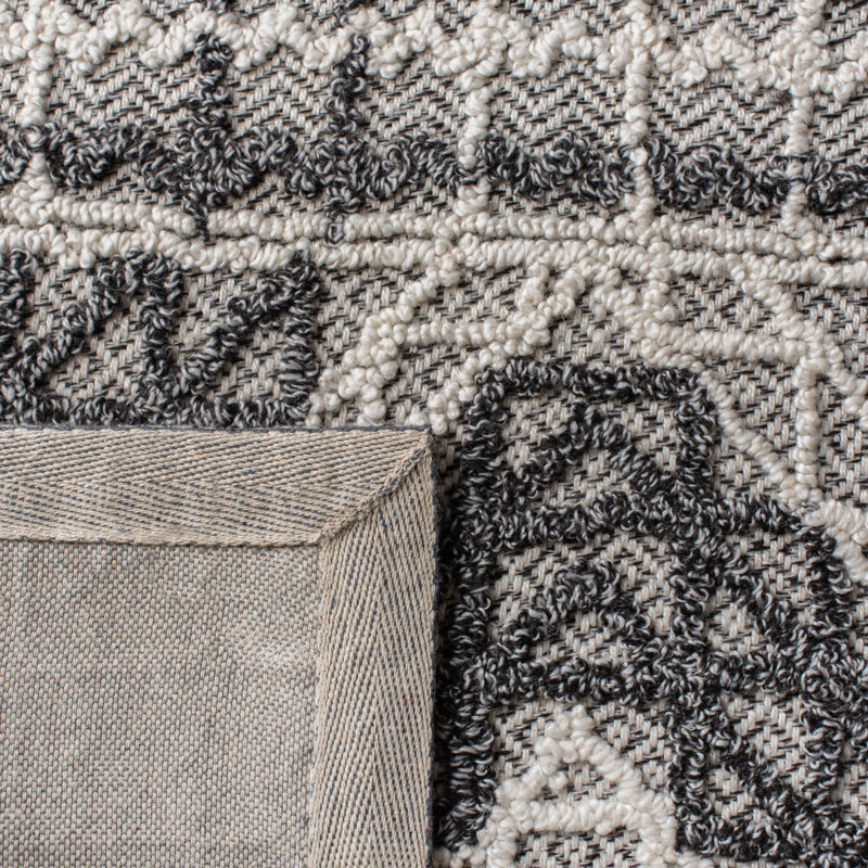 Contreras Hand Tufted Performance Geometric Rug, Rectangle 8' x 10'