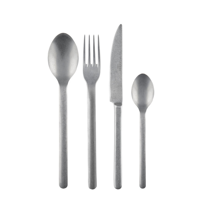 Sabre Paris - 24 Pieces Cutlery Set Loft Vintage - The Greys