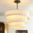 22'' Boho 4 - Tier Hand Woven Pendant Light Flush Mount Ceiling Light