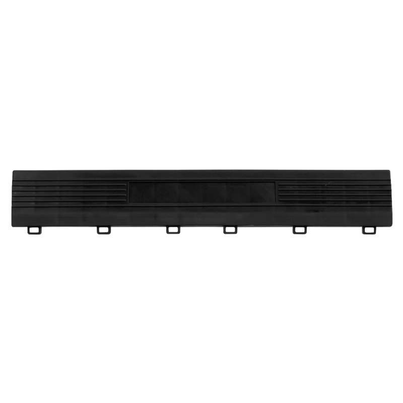 Lenita 6 x 40 cm Plastic Singular Tile, Black
