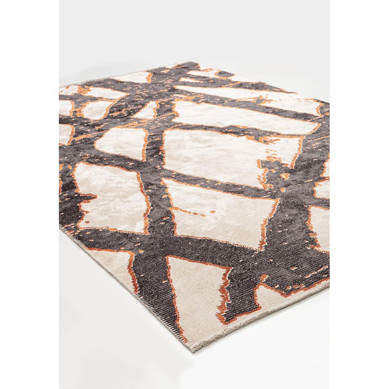 Rapture Abstract Area Rug, Rectangle 7'10" x 11'2"