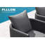 Tabourets de bar à dossier en oléfine pour terrasse Patio Simplicity-79843063