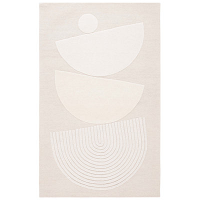 Latoyer Ebony Hand Tufted Wool Pile Rug