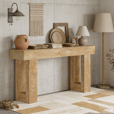 Wooden Sofa Console Table For Entryway