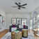 Huntley 52-inch Ceiling Fan with Remote, Light Kit Included