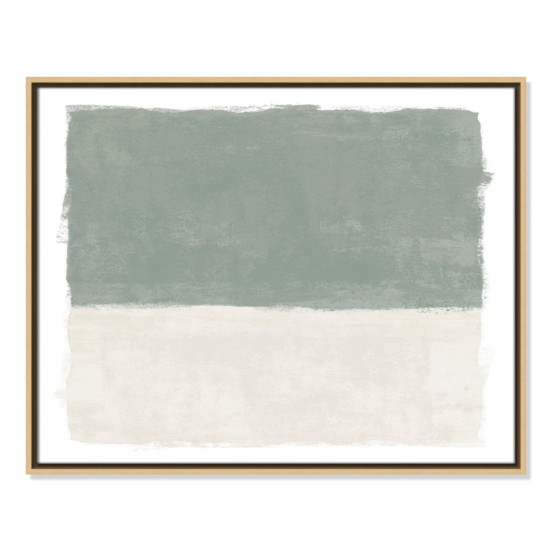 Sage Whisper I - Reproduction de paysage par Natalie Carpentieri, Framed Canvas, Natural Floater, L 29,5 po x H 23,5 po