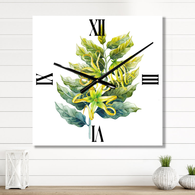 Horloge murale traditionnelle Ylang Ylang, Moyen