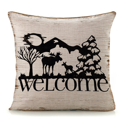  Coussin intérieur / extérieur Welcome Deers