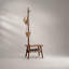 Tabouret à chaussures en bois massif naturel avec porte-chaussures, banc de rangement moderne du milieu du siècle pour entrée et salon
