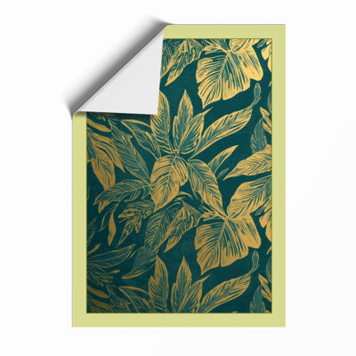 Golden Garden Botanical - Framed Print