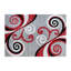 Tapis intérieur à motif abstrait tourbillonnant Aarley-Ray-811996077