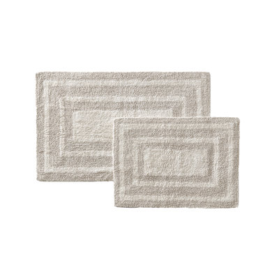 Logan Cotton 2 Piece Bath Rug Set