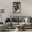 Cadre flottant Eye On The End Zone, design par Ray Powers-263429786-263429799