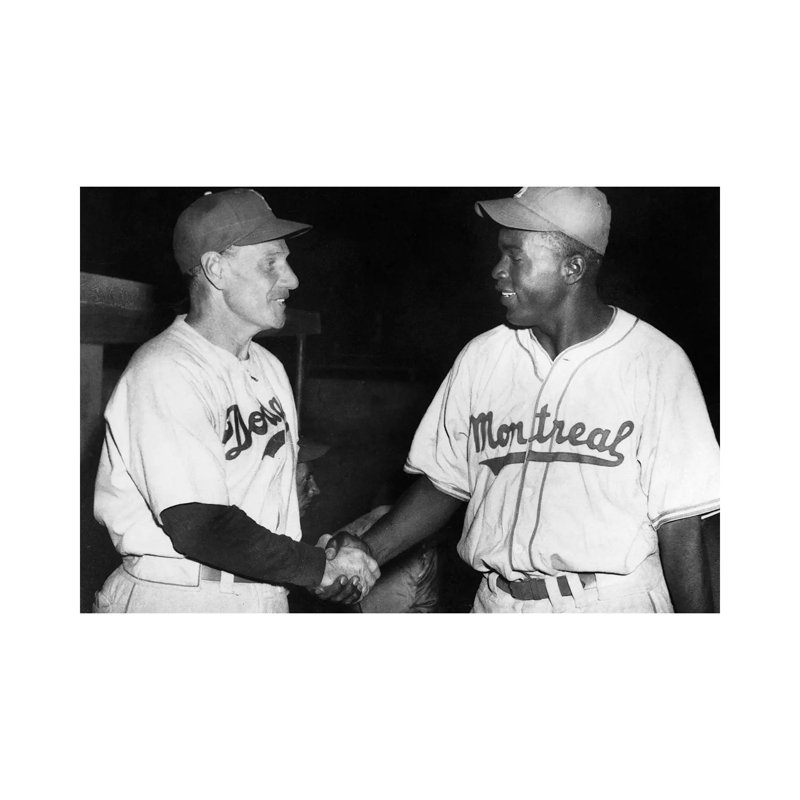 Jackie Robinson (1919-1972) - Print on Canvas, Wrapped Canvas, 66.04 cm H x 45.72 cm W x 1.91 cm D