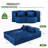 Queen Size Foldable Sofa Bed, Futon Sofa Couch, High-Density Foam Convertible Sleeper Sofa, Foldable Floor Couch Bed For Living Room, Guest Room, Bedroom-1015035457