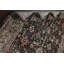 Tapis oriental gris anthracite / gris / rouge en laine