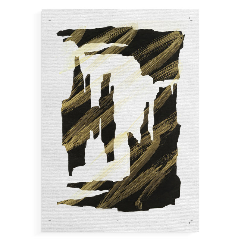 Onyx Obelisks II - Impression sur toile seulement - NON-CADRE, H 18 po x l 12 po