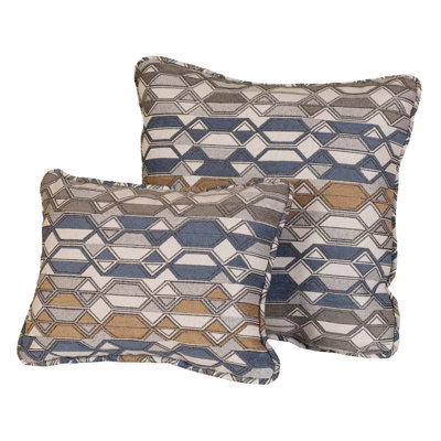 Latitude Geometric Throw Pillow