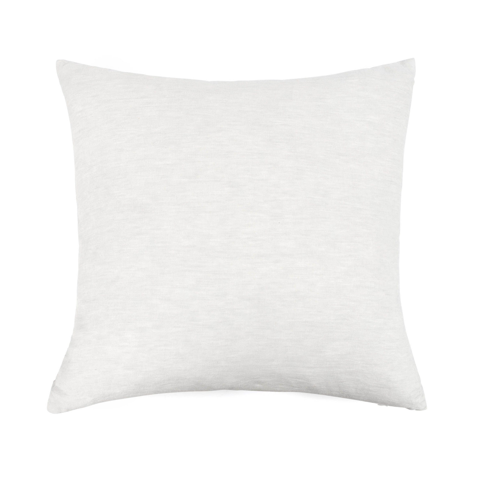 20" X 20" French Linen Throw Pillow, Pebble Heather
