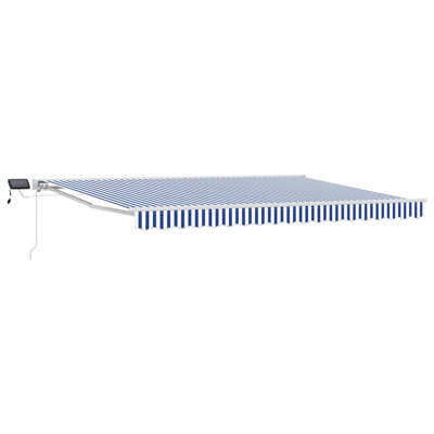 VidaXL Polyester Cover Retractable Patio Awning