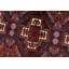 Tapis bleu unique de 3 pi 4 po x 6 pi 4 po