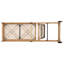 Ensemble de 2 chaises longues de patio avec dossier à 5 positions, coussin et roulettes-363169558-363169557