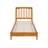 Ambie Low Profile Solid Wood Slatted Spindle Sleigh Bed-51407719-51407723