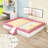 Wooden Upholstered Daybed with Stairs and Slats-1312462256
