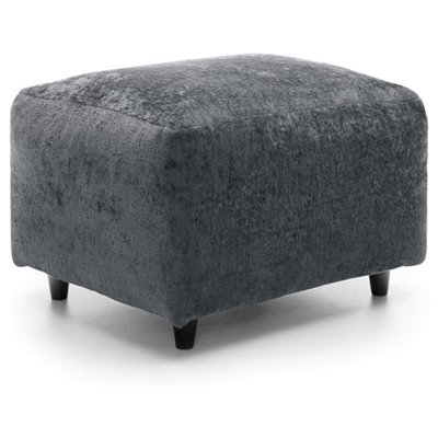 60cm Wide Rectangle Solid Colour Footstool Ottoman