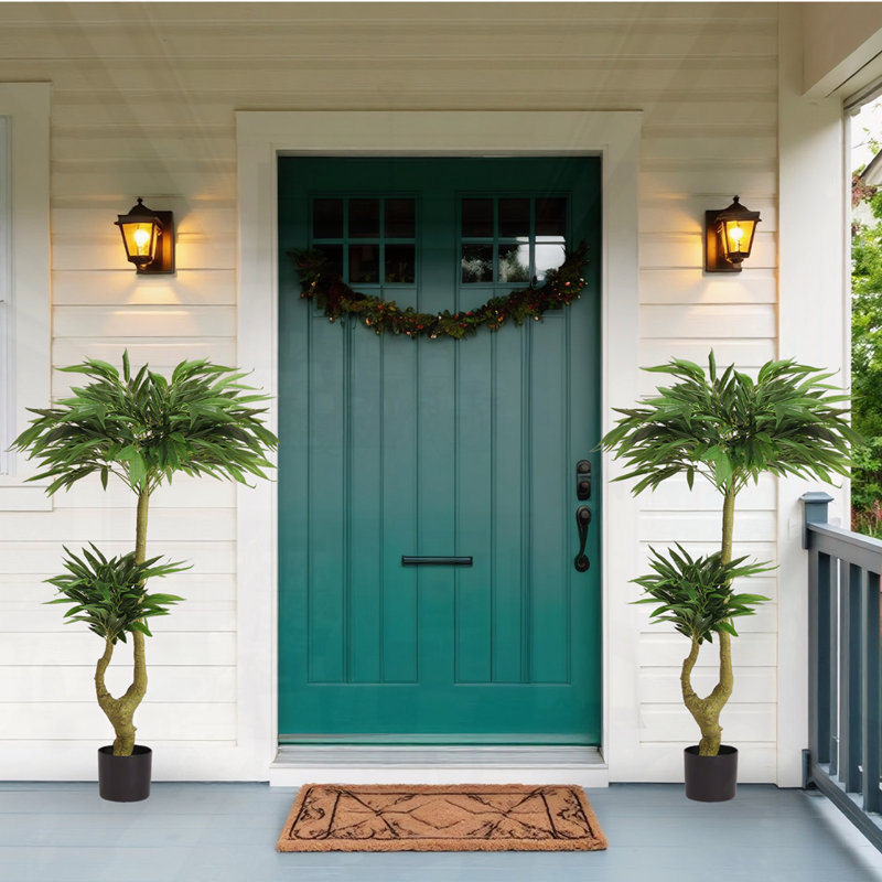 59"H Artificial Dracaena Tree 1pc/set