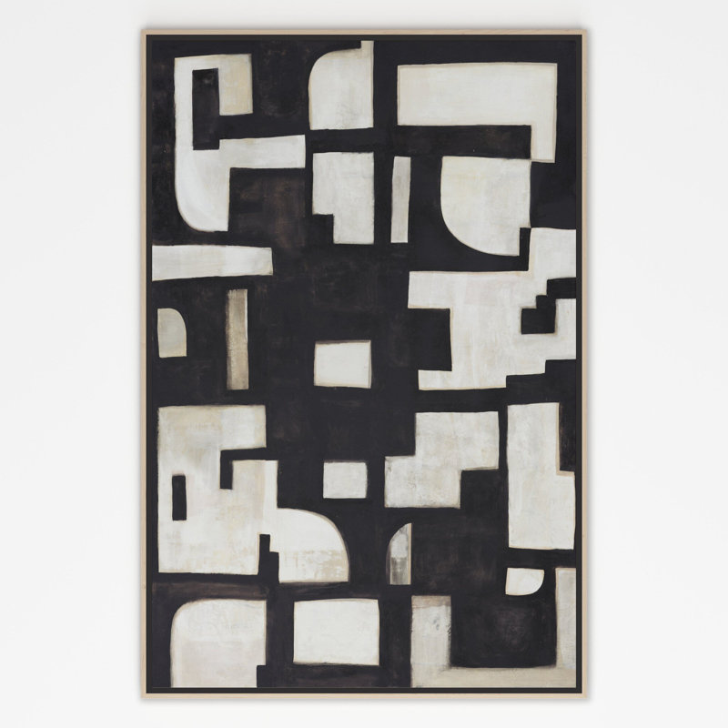 Civilization Painting by Jess Engle, 72" H x 48" W, Walnut