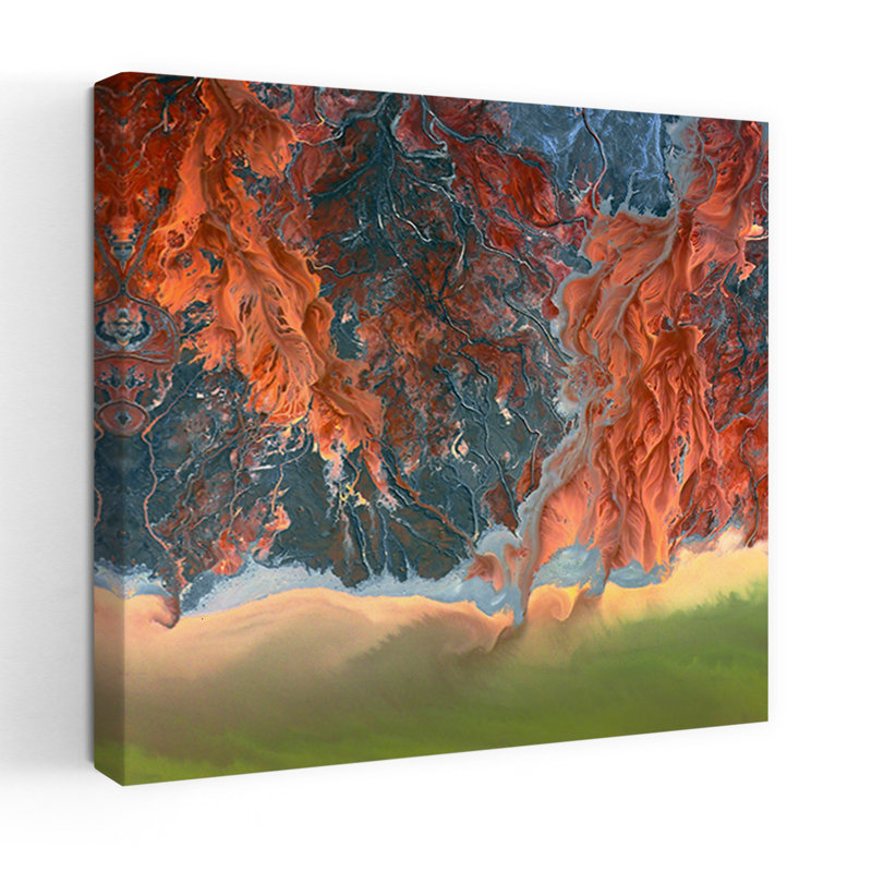 Art contemporain, art moderne abstrait, H 18" x l 18"