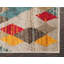 Tapis à motif géométrique gris Beverley-175975747
