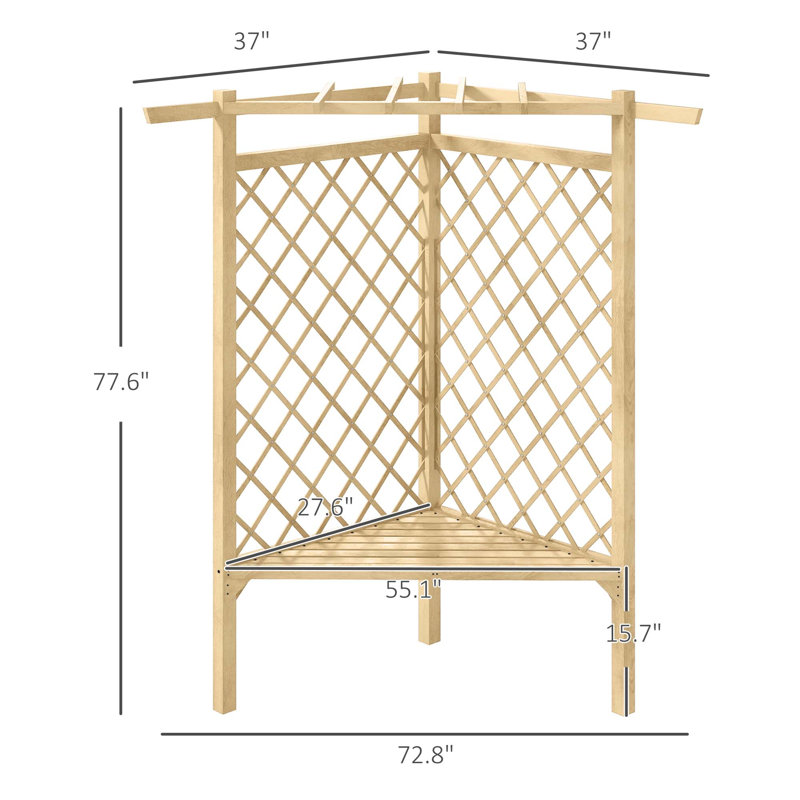 Banc de rempotage en bois Soffie