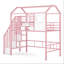 Simonetta Twin Loft Loft Bed with Shelves-1476850406