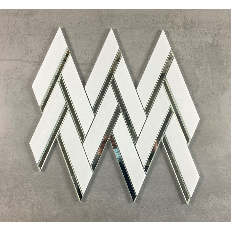 Carreaux de mosaïque à chevrons / chevrons