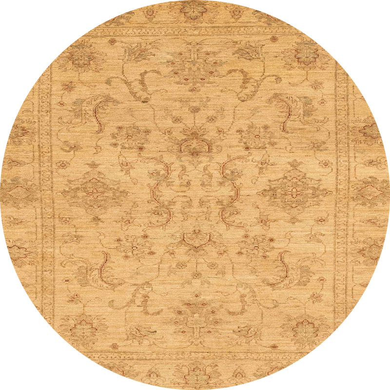 Tapis abstrait moderne 3558, Rond 7 pi