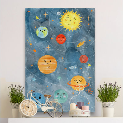 " Planets In Orbit " Painting Print