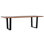 Castro 96" Rectangular Acacia Wood Dining Table, Medium Brown