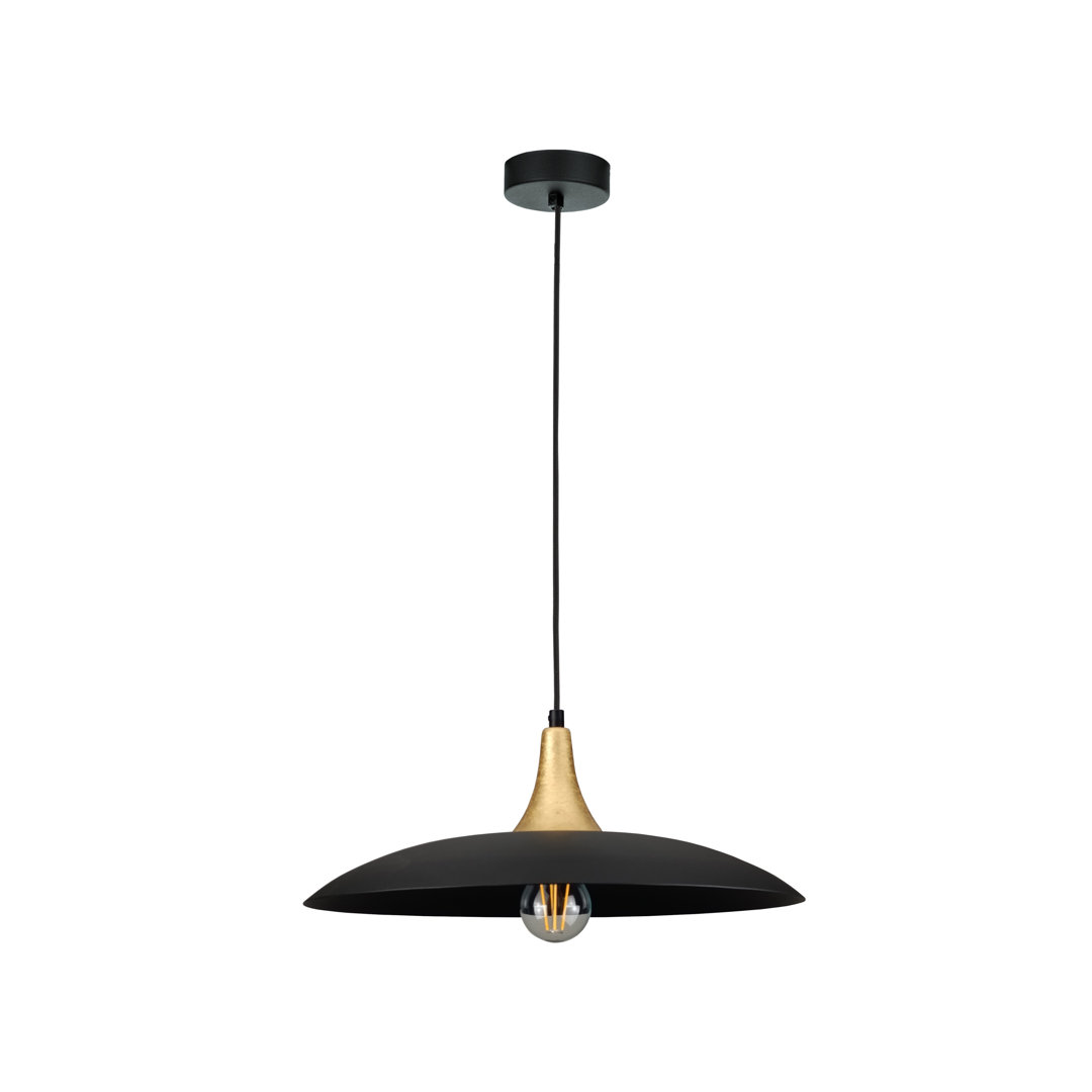 1 - Light Matte Black Dome Pendant