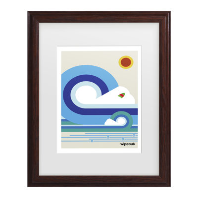 Bolog Frances Collett Wipeout Matted Framed Art