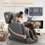 Fauteuil de massage Otillia complet, fauteuil de massage zéro gravité avec 10 rouleaux fixes, chauffage, massage des pieds, modes automatiques, haut-parleur Bluetooth, contrôleur à écran tactile-1033493579-1034993401
