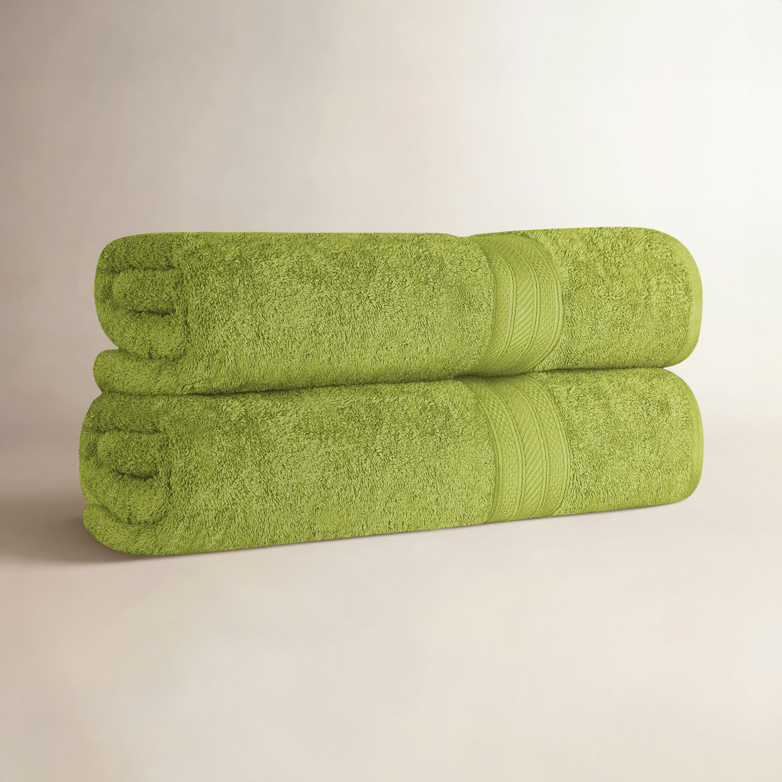 Combed Cotton Bath Sheet, Green Essence