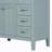 Elzadie Single Bathroom Vanity with Ceramic Top-305573131