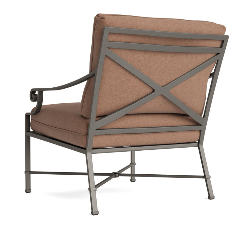 Venetian Outdoor Lounge Chair, Fusion Clay, Mica