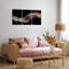«Gothic Skull», art mural sur toile, ensemble de 3 pièces, mains de squelette de graffiti coloré, image murale, décor de chambre à coucher romantique, art de la giclée moderne encadrée