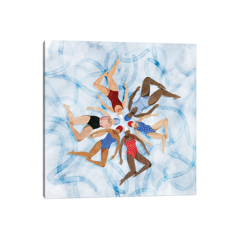Working Together II by Grace Popp - Wrapped Canvas Painting, 30.48 cm H x 30.48 cm W
