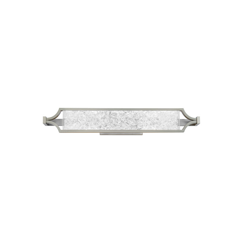 Emblem Dimmable LED Vanity Light, Sliver